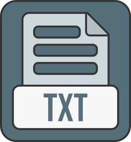 Формат текстового файла иконка