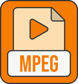 archivo de vídeo mpeg icono