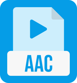 Aac file format icon