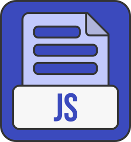 formato de archivo js icono