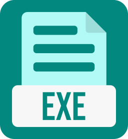 Exe file format icon