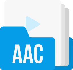 format de fichier aac Icône
