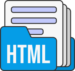 Html file format icon