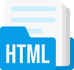 Html file format icon