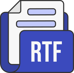 format de fichier rtf Icône