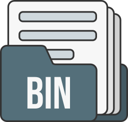 Bin file format icon