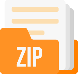 formato file zip icona