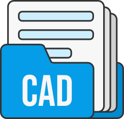 Cad file format icon