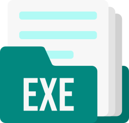 Exe file format icon