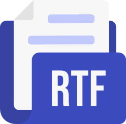 formato file rtf icona