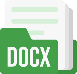 Docx file format icon