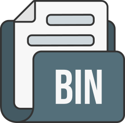 Bin file format icon