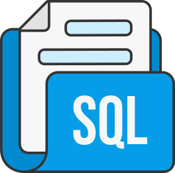Sql file format icon