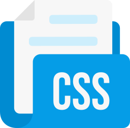 format de fichier css Icône