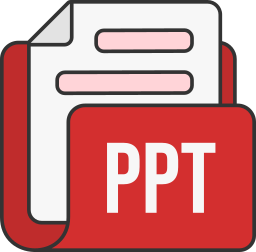 Ppt file format icon
