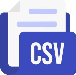 csv-bestandsformaat icoon