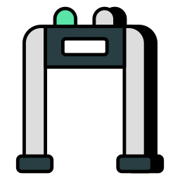 Security checkpoint icon