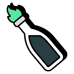 szklana butelka ikona