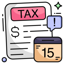 Tax paper icon