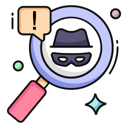 Hacker research icon