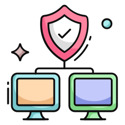 Computer protection icon