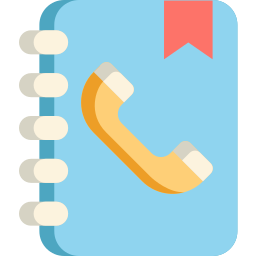 Phone book icon