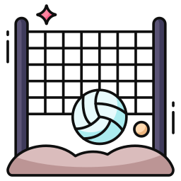 filet de volleyball Icône