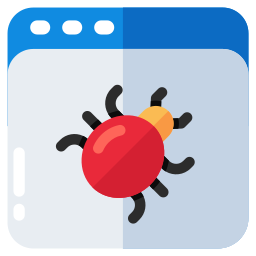 Web virus icon