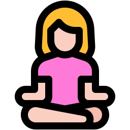 posizione yoga icona
