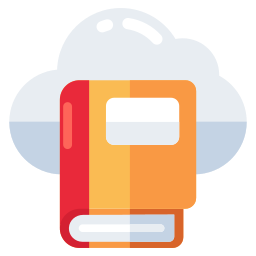 libreria cloud icona