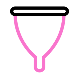 copa menstrual icono