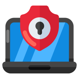 Computer protection icon