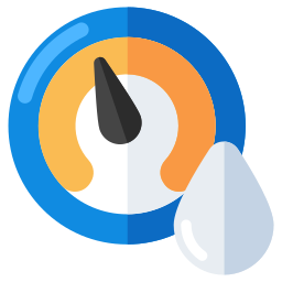 Water measurement icon