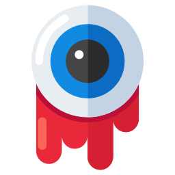 Scary eye icon