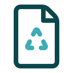 Paper recycle icon