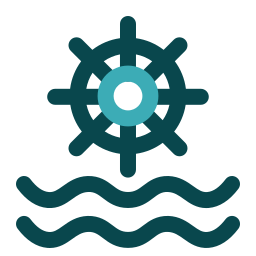 Water wheel icon