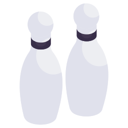 gioco di bowling icona