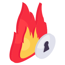 bezpieczeństwo przeciwpożarowe ikona