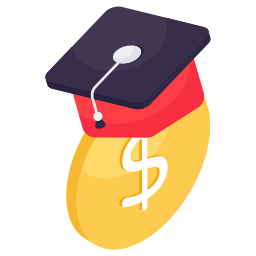 Educational loan icon