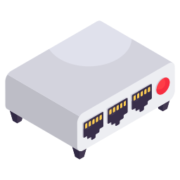 Network hub icon