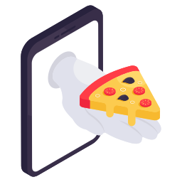 Mobile food order icon