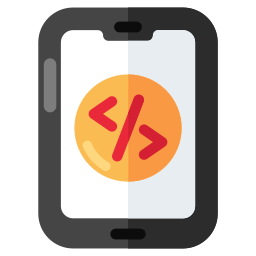 gestión de software móvil icono