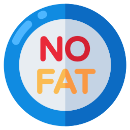 Fat sign icon