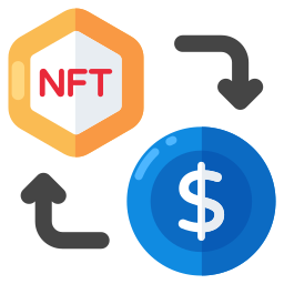 nft em dólar Ícone