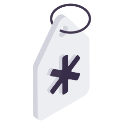 Healthcare tag icon