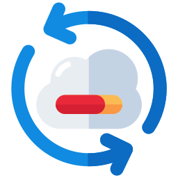 synchronisation dans le cloud Icône