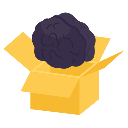 pacchetto cervello icona