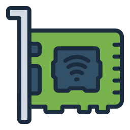 tarjeta de interfaz de red icono