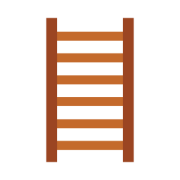 escalera de tijera icono