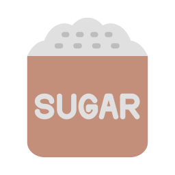 bustina di zucchero icona